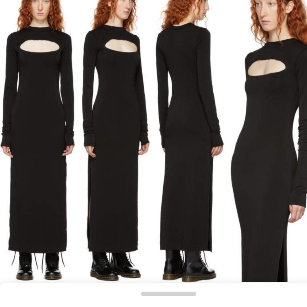 Marc Jacobs - Black Cut-Out Long Dress - Redux Grunge Collection 1993/2018